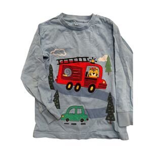 Next blue truck car shirt size 4-5